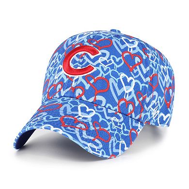 Girls Youth '47 Royal Chicago Cubs Mural Clean Up Adjustable Hat