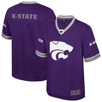Men's Colosseum Purple Kansas State Wildcats Nothing But The Hits Football Jersey