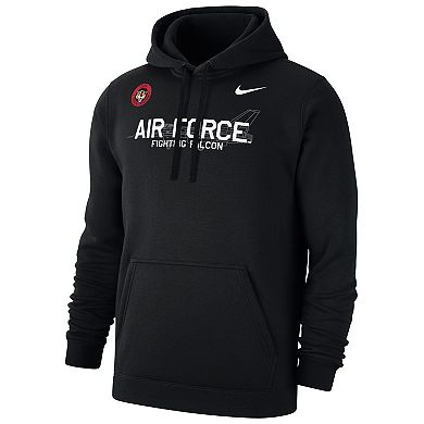 Men's Nike Black Air Force Falcons APLS Fighting Falcon Collection Club Fleece Hoodie