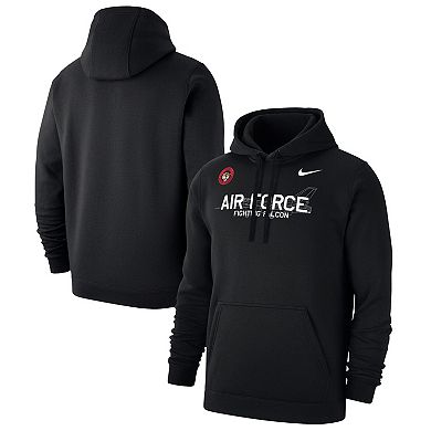 Men's Nike Black Air Force Falcons APLS Fighting Falcon Collection Club Fleece Hoodie