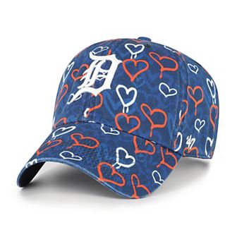 Girls Youth '47 Navy Detroit Tigers Mural Clean Up Adjustable Hat