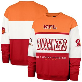 Men's '47 Orange/Red Tampa Bay Buccaneers Throwback Breeze Maximalist Sweatshirt