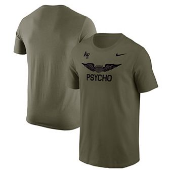 Men's Nike Olive Air Force Falcons APLS Fighting Falcon Collection Rivalry T-Shirt