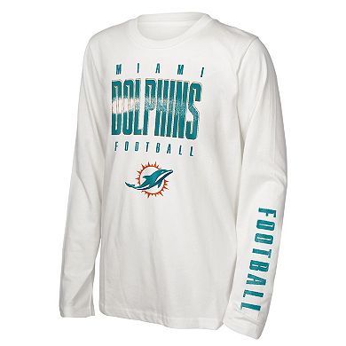 Preschool Outerstuff Miami Dolphins The Mix Combo T-Shirt Set