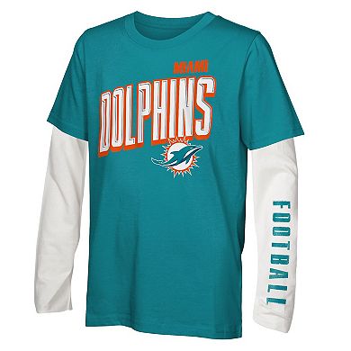 Preschool Outerstuff Miami Dolphins The Mix Combo T-Shirt Set