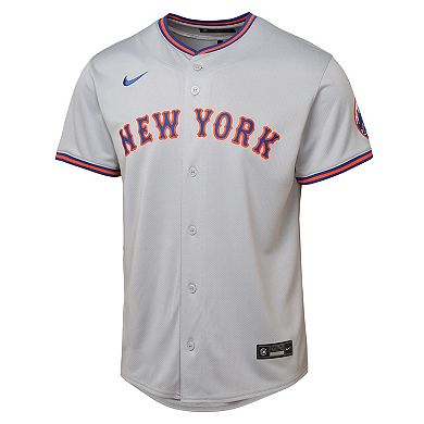 Youth Gray New York Mets Road Limited Jersey