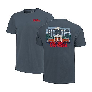 Unisex Image One Navy Ole Miss Rebels Hyper Local Lyceum T-Shirt