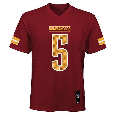 Preschool Outerstuff Jayden Daniels Burgundy Washington Commanders Replica Player Jersey