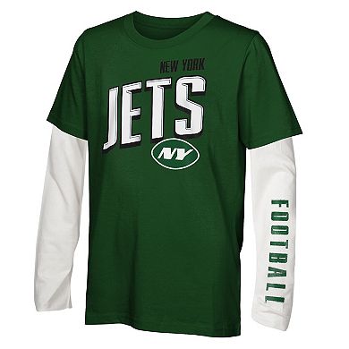 Preschool Outerstuff New York Jets The Mix Combo T-Shirt Set