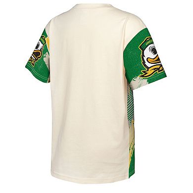 Youth Outerstuff Cream Oregon Ducks Make Noise T-Shirt
