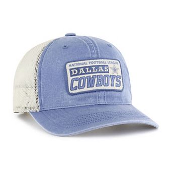 Men's '47 Denim Dallas Cowboys Canteen Relaxed Adjustable Trucker Hat