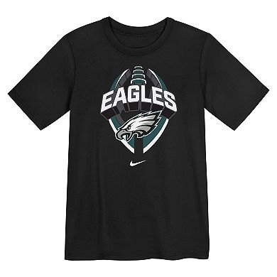 Preschool Nike Black Philadelphia Eagles Icon Legend Dri-FIT T-Shirt