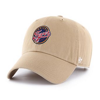 Men's '47 Khaki Indiana Fever Core Logo Clean Up Adjustable Hat