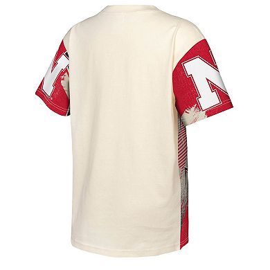 Youth Outerstuff Cream Nebraska Huskers Make Noise T-Shirt