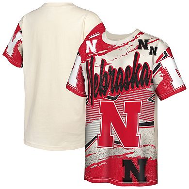 Youth Outerstuff Cream Nebraska Huskers Make Noise T-Shirt