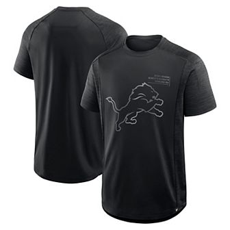 Men's Fanatics Black Detroit Lions Deceptive Juke T-Shirt