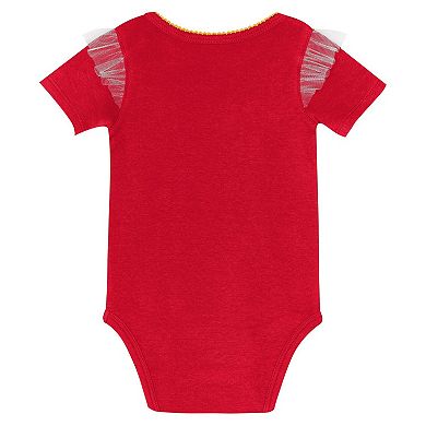 Girls Newborn Outerstuff Red Kansas City Chiefs My Team Rocks Bodysuit and Skirt Set