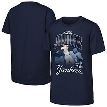 Youth Outerstuff Aaron Judge Navy New York Yankees Triple Player Graphic T-Shirt