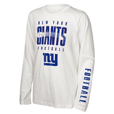 Preschool Outerstuff New York Giants The Mix Combo T-Shirt Set
