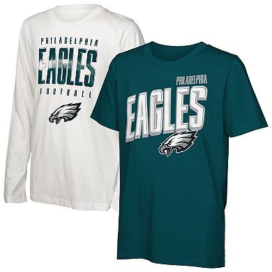 Preschool Outerstuff Philadelphia Eagles The Mix Combo T-Shirt Set