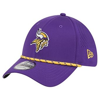 Men's New Era Purple Minnesota Vikings Perforated 39THIRTY Flex Hat