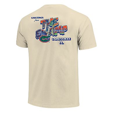 Unisex Image One Natural Florida Gators Hyper Local Swamp Postcard T-Shirt