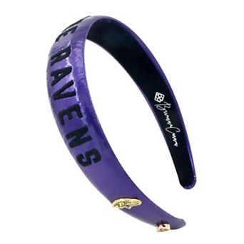 Brianna Cannon Baltimore Ravens Thin Embroidered Headband