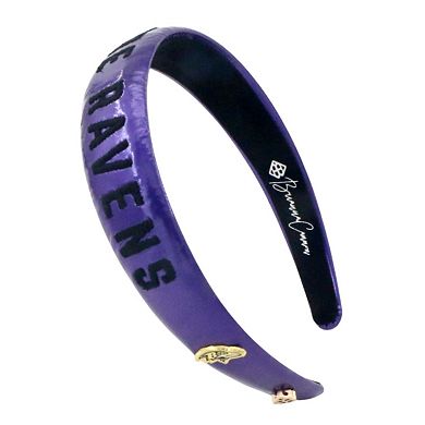 Brianna Cannon Baltimore Ravens Thin Embroidered Headband
