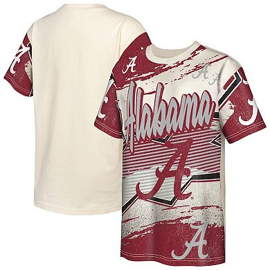 Youth Outerstuff Cream Alabama Crimson Tide Make Noise T-Shirt