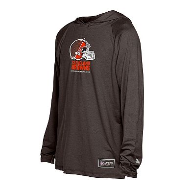 Men's New Era Brown Cleveland Browns Functional Fandom Hoodie