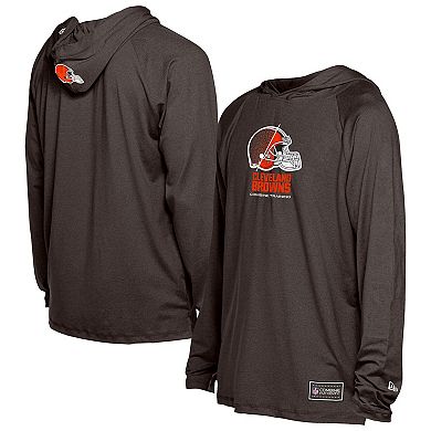 Men's New Era Brown Cleveland Browns Functional Fandom Hoodie