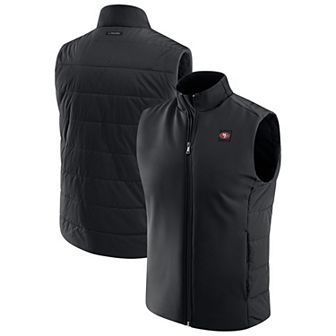 Men's J. Palmer Black San Francisco 49ers Front Office Full-Zip Vest