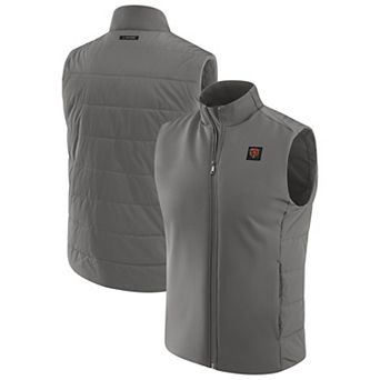 Men's J. Palmer Graphite Chicago Bears Front Office Full-Zip Vest