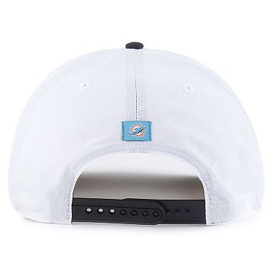 Men's '47 White/Black Miami Dolphins Suburbia Hitch Two-Tone Adjustable Hat