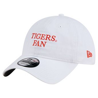 Men's New Era White Clemson Tigers Fan 9TWENTY Adjustable Hat