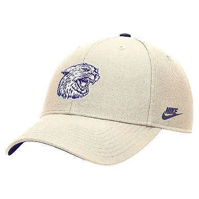 Men's Nike Natural Kansas State Wildcats Vintage Rise Dri-FIT Adjustable Hat
