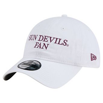 Men's New Era White Arizona State Sun Devils Fan 9TWENTY Adjustable Hat