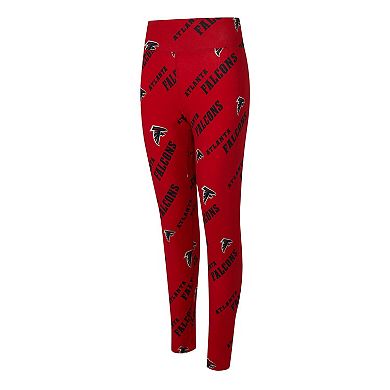 Women's Concepts Sport Red Atlanta Falcons Mosaic Allover Print Leggings