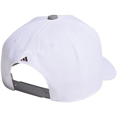 Unisex adidas White Texas A&M Aggies Locker Room A-Frame Adjustable Hat