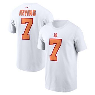 Men's Nike Bucky Irving White '76 Tampa Bay Buccaneers 50th Season Alternate Name & Number T-Shirt