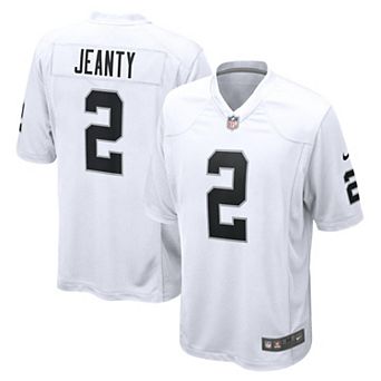 Men's Nike Ashton Jeanty White Las Vegas Raiders Game Jersey