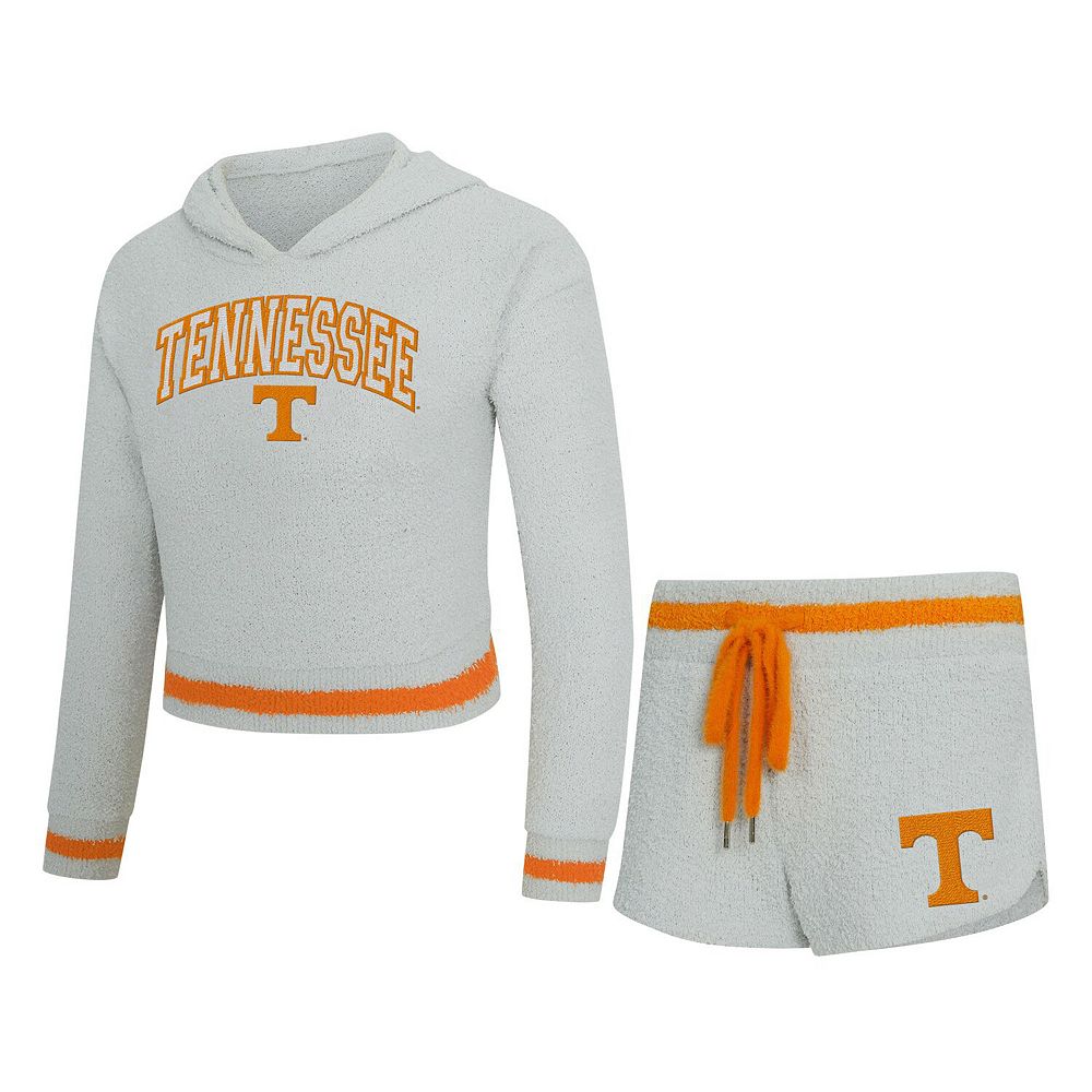 Pressbox Women's Tennessee Orange Tennessee Volunteers Plus Size Jade Vintage Like Washed 3 4 Sleeve Jersey T Shirt
