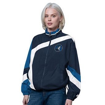 Women's Starter Navy/Blue Minnesota Timberwolves 1st Quarter Full-Zip Jacket