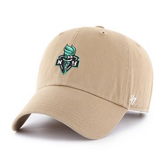 Men's '47 Khaki New York Liberty Core Logo Clean Up Adjustable Hat