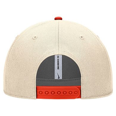 Men's Nike Natural Oklahoma State Cowboys Vintage Rise Dri-FIT Adjustable Hat