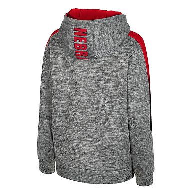 Youth Colosseum Gray Nebraska Huskers The Gang Hoodie