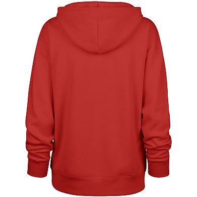 Women's '47 Red Washington Commanders Whirlwind Naomi Pullover Hoodie