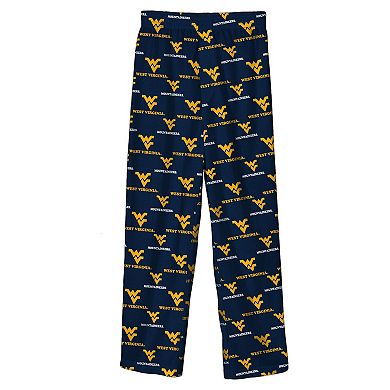 Preschool Navy West Virginia Mountaineers Team Color Printed Pants