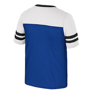 Girls Youth Colosseum Royal Kentucky Wildcats Princess Bubblegum Bling T-Shirt