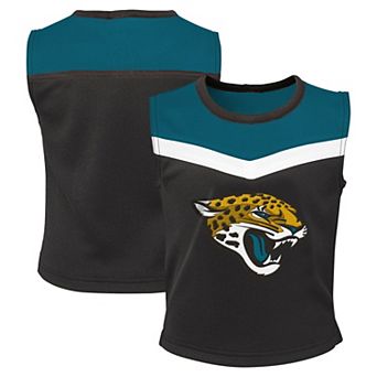 Girls Youth Teal Jacksonville Jaguars Spirit Two-Piece Cheerleader Set